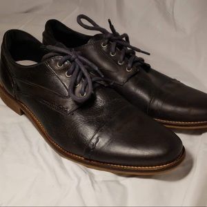 Type-Z Carob Brown Handcrafted Leather Cap Toe Derby shoes Size 13